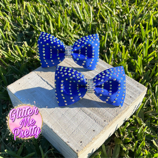 Rhinestone Mini Cheer Bows