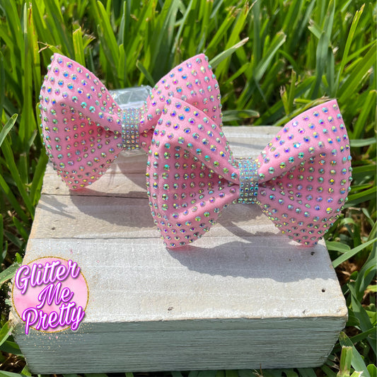 Rhinestone Mini Cheer Bows