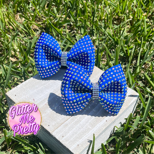 Rhinestone Mini Cheer Bows