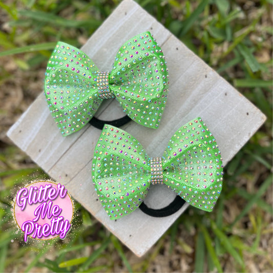 Rhinestone Mini Cheer Bows