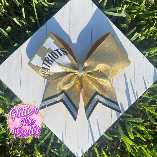 Custom Glitter Team Cheer Bow