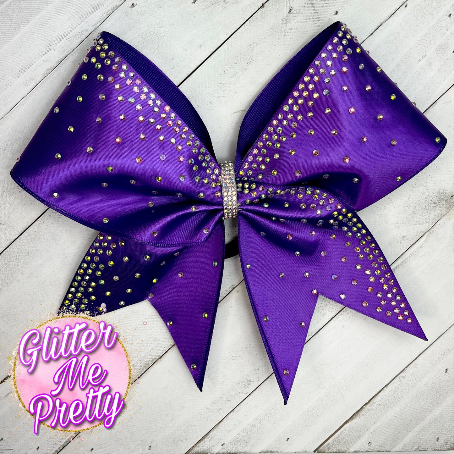 Cheer Bow Rhinestone Custom Team Cheer Bow