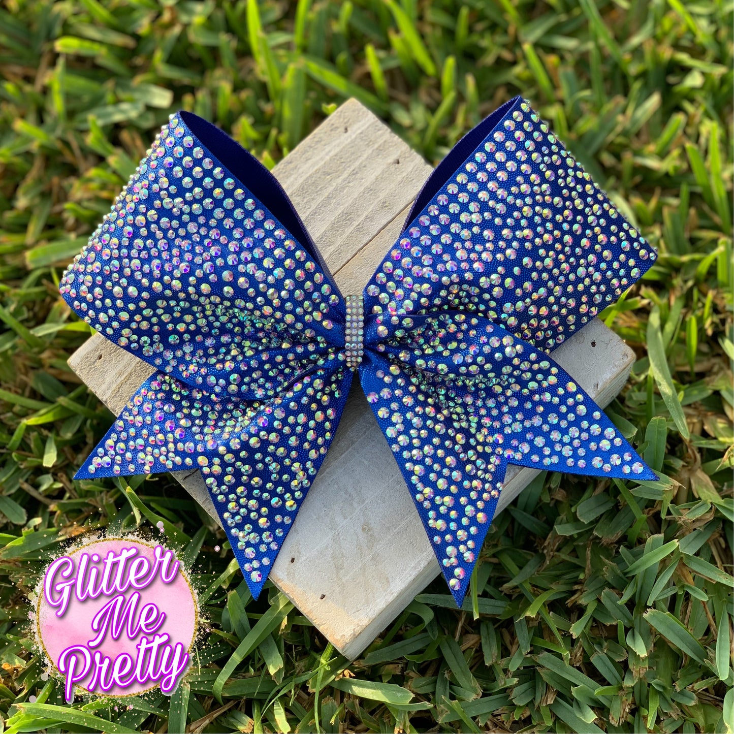 Custom Cheer Bow Full Rhinestone