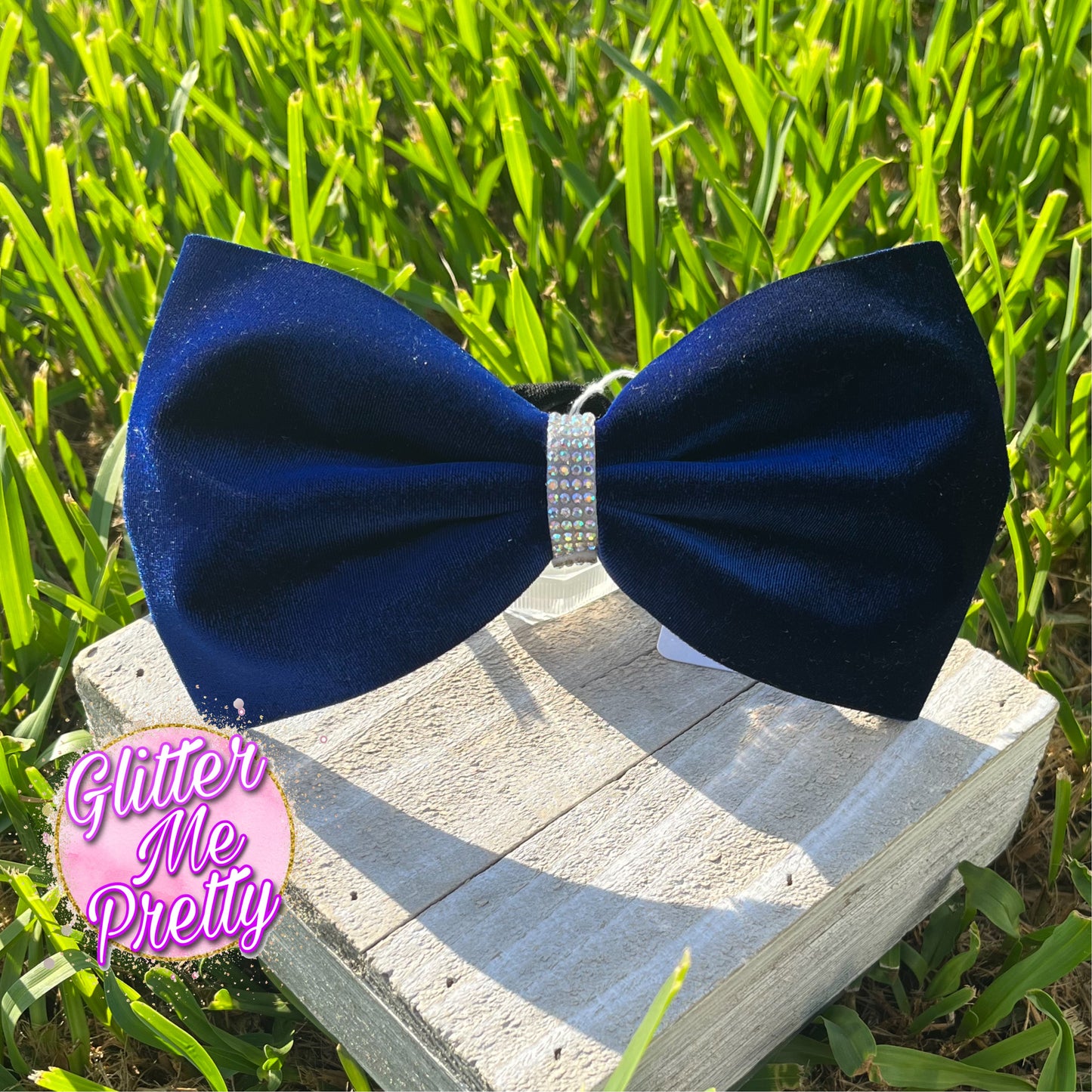 Velvet Tailless Cheer Bow