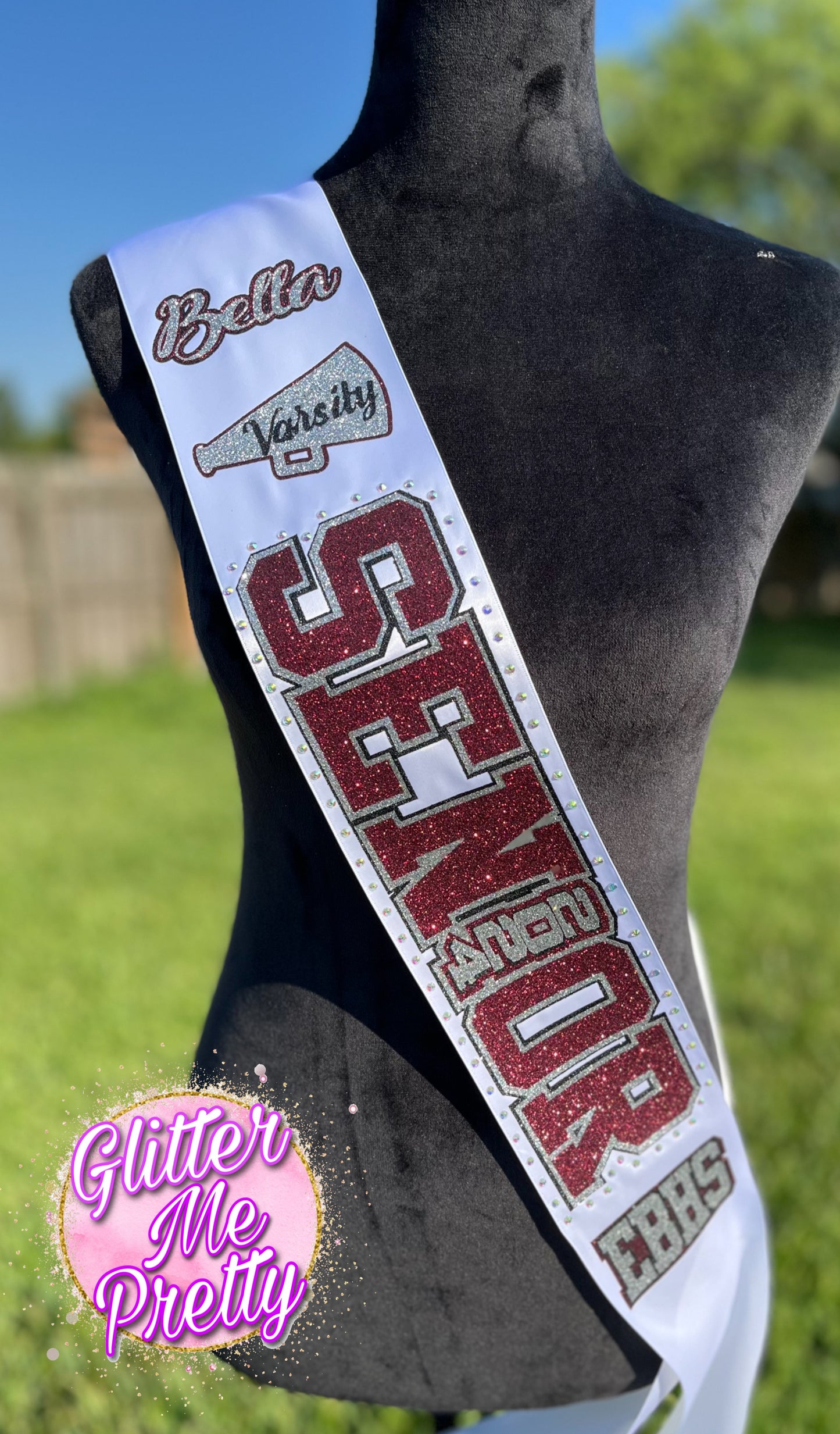 Custom Senior Cheer Sash