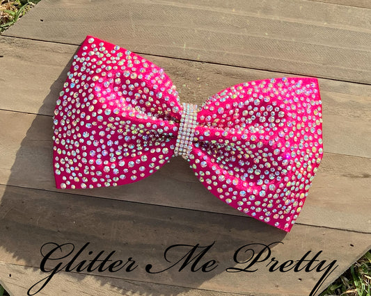 Cheer Bow Custom Rhinestone Tailless Bow