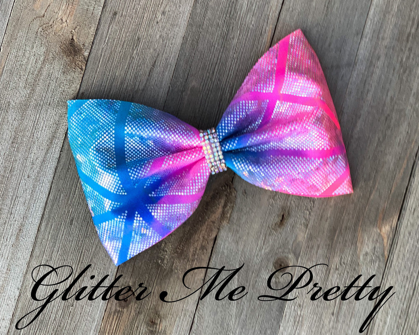 Tie Dye Tailless Cheer Bow