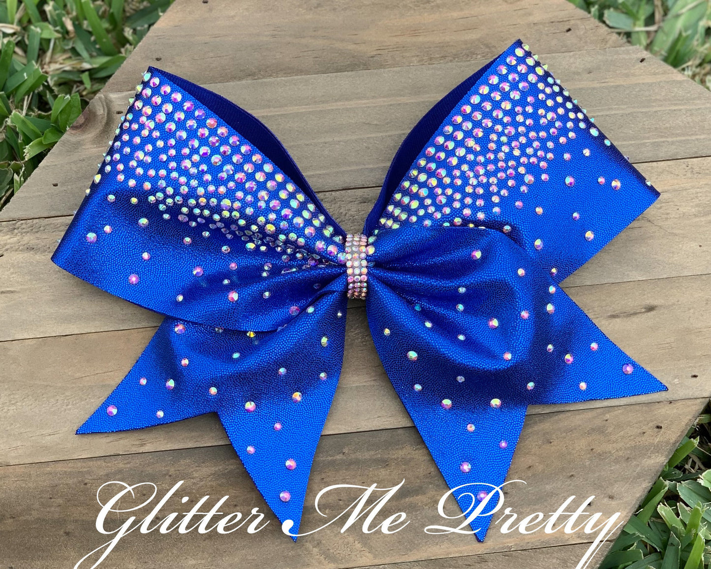 Custom Rhinestone Team Cheer Bow