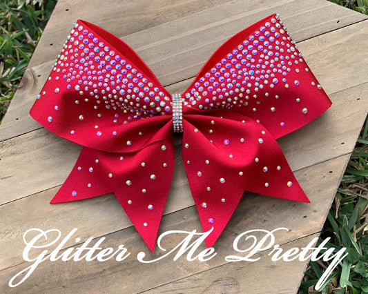 Custom Rhinestone Team Cheer Bow