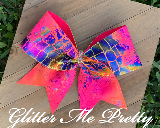 Cheer Bow Custom Ombre Fabric