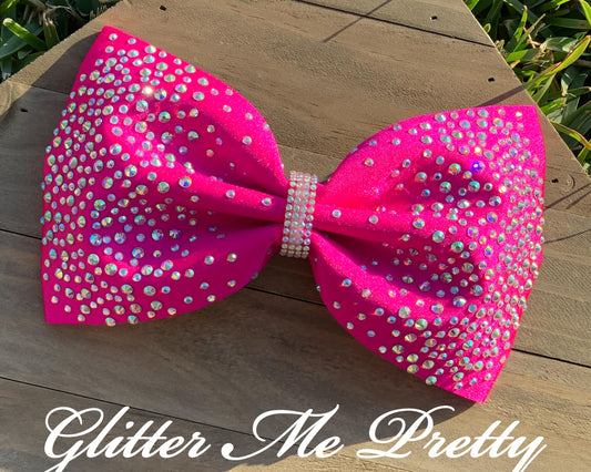 Cheer Bow Custom Team Rhinestone Tailless