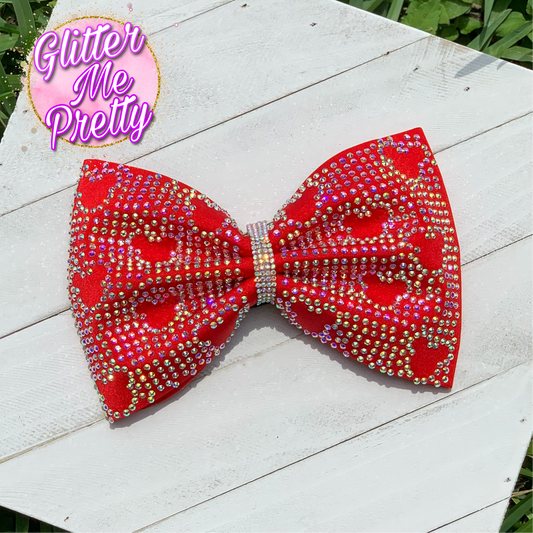 Cheer Bow Custom Mickey Rhinestone Tailless